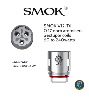 SMOK TFV12 V12-T6 COIL O,17...