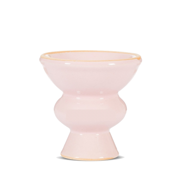 CAZOLETA DE CERAMICA ROSA